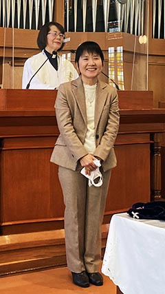 楳田泉伝道師 准允･任職式